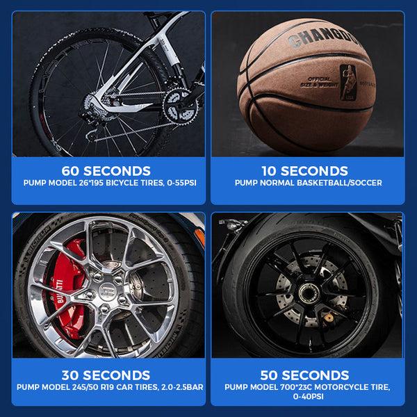 Portable Electric Car Tire Inflator – Compact Air Compressor for Vehicles