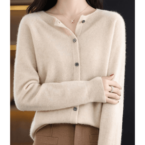 Women's Soft Cashmere V-Neck Cardigan
