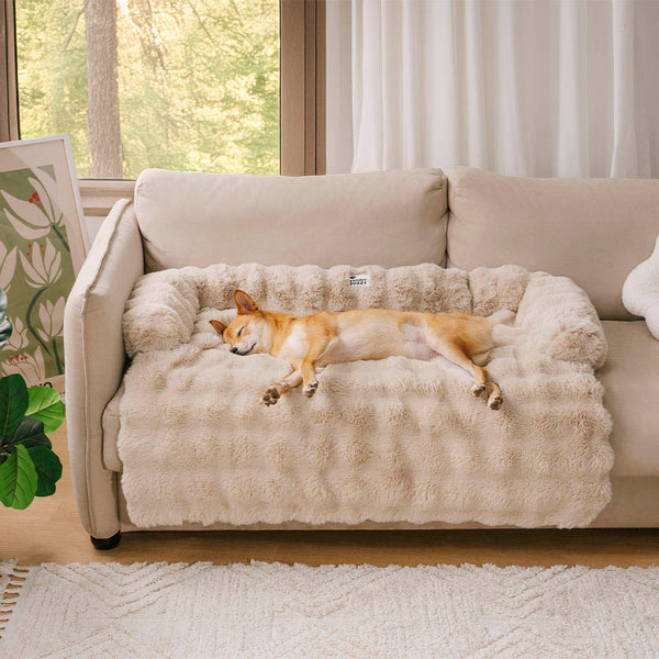 Fluffy Calming Dog Bed Sofa