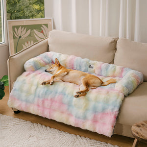 Fluffy Calming Dog Bed Sofa
