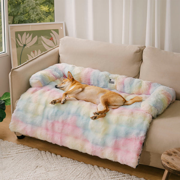 Fluffy Calming Dog Bed Sofa