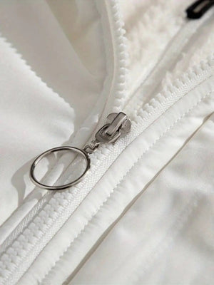 Elegant Women’s Zip-Up Winter Coat