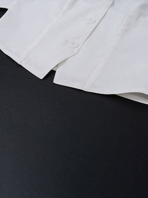 Classic White Halter Two-Piece Maxi Skirt Set