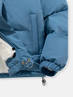 Elegant Women’s Zip-Up Winter Coat