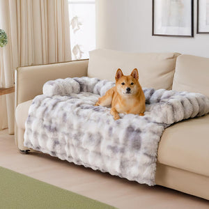 Fluffy Calming Dog Bed Sofa
