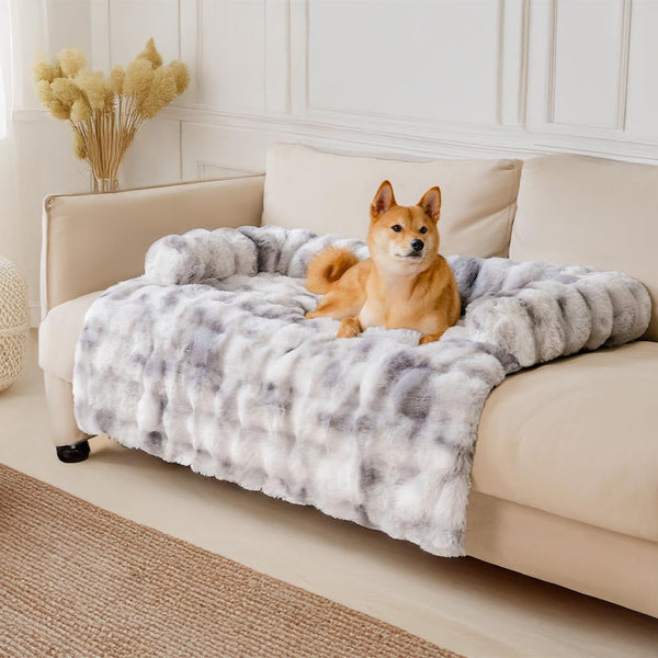 Fluffy Calming Dog Bed Sofa
