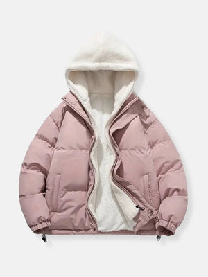 Elegant Women’s Zip-Up Winter Coat