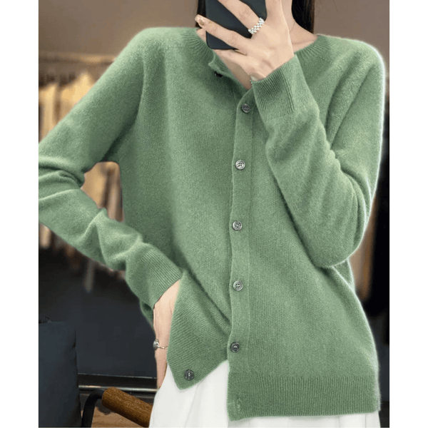 Women's Soft Cashmere V-Neck Cardigan