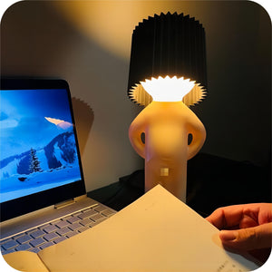 Little Shy Man Table Lamp – Funny Bedside Light