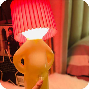 Little Shy Man Table Lamp – Funny Bedside Light