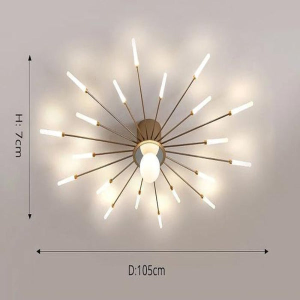 Elegant Petal Ceiling Light Designed for Any Room