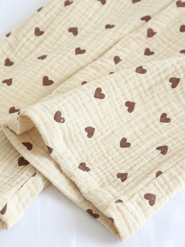 Teddy Bear Print Pajamas