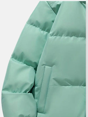 Elegant Women’s Zip-Up Winter Coat