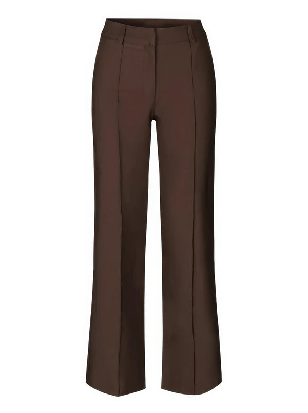 Patchwork Straight Leg Elegant Women’s Pants
