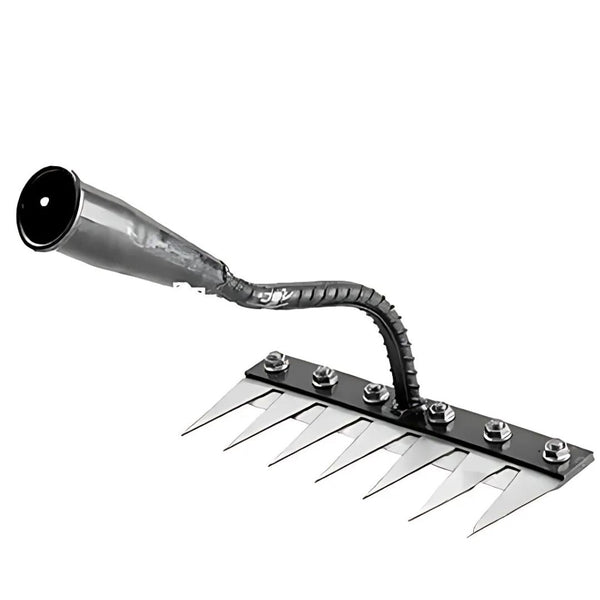 Carbon Steel Garden Hand Rake – 5/6/7/8 Teeth for Weeding & Soil Aeration