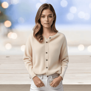 Women's Soft Cashmere V-Neck Cardigan