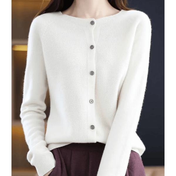 Women's Soft Cashmere V-Neck Cardigan