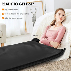 Portable Infrared Sauna Blanket for Heated Detox & Relaxation