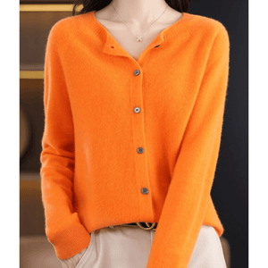 Women's Soft Cashmere V-Neck Cardigan