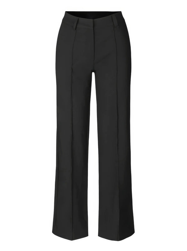 Patchwork Straight Leg Elegant Women’s Pants