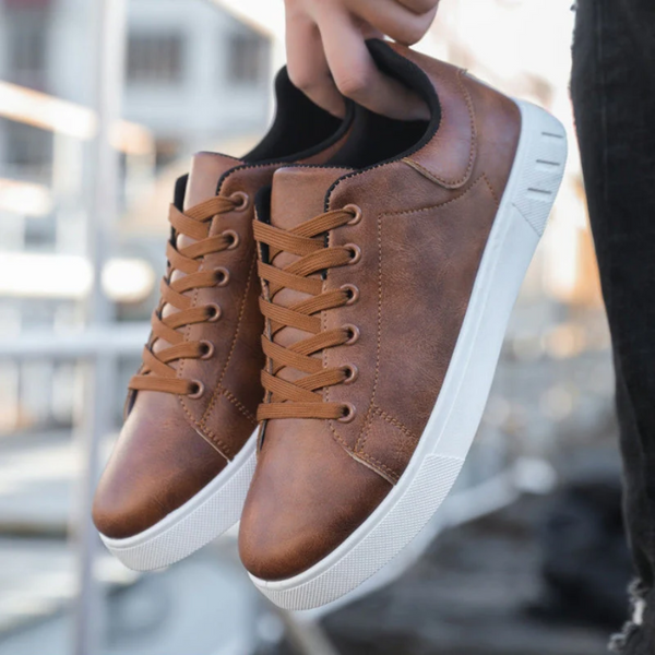 Premium Leather Sneakers – Men’s