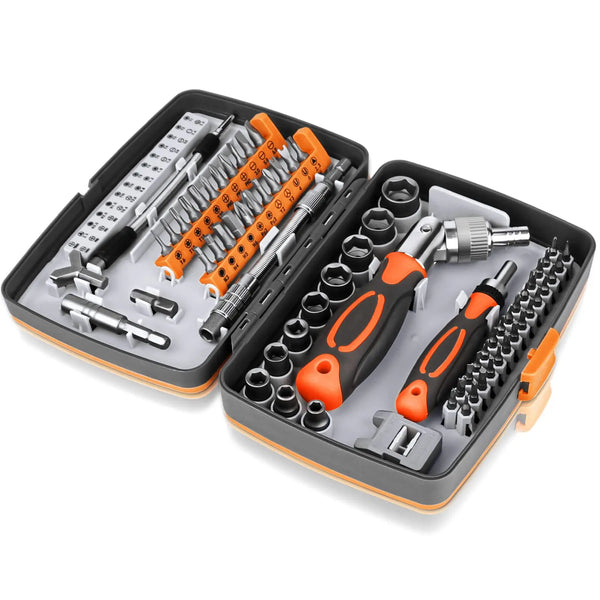 All-in-One Ratcheting Screwdriver Kit – 68 Pieces