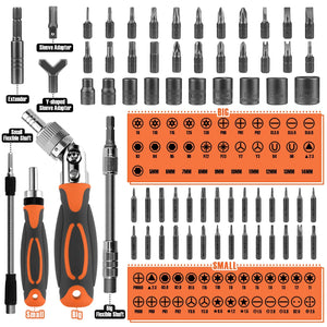 All-in-One Ratcheting Screwdriver Kit – 68 Pieces