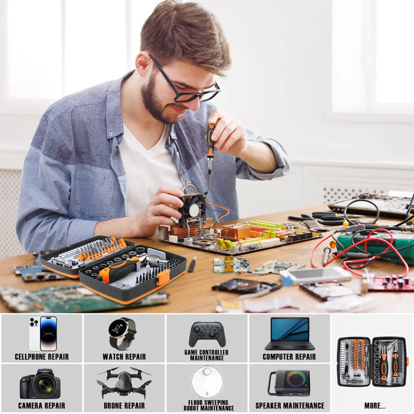 All-in-One Ratcheting Screwdriver Kit – 68 Pieces