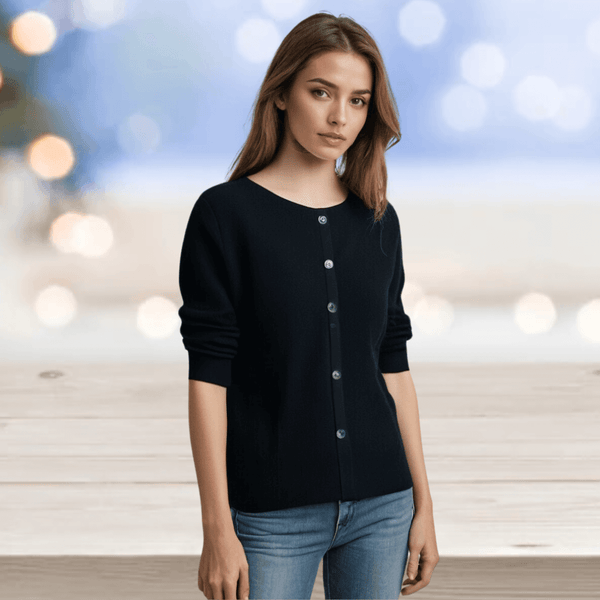 Women's Soft Cashmere V-Neck Cardigan