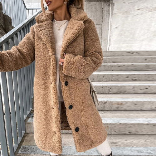 Women's Faux Wool Teddy Coat