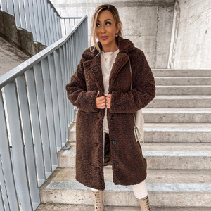 Women's Faux Wool Teddy Coat