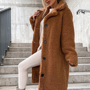 Women's Faux Wool Teddy Coat