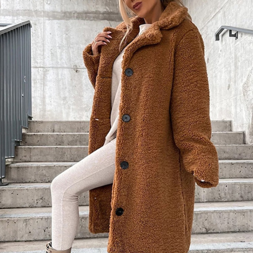 Women's Faux Wool Teddy Coat
