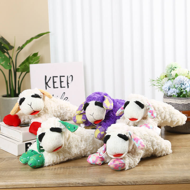 Lamb Plush Interactive Dog Toy