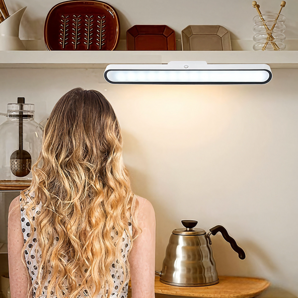 Magnetic LED Table Lamp – Rechargeable, Anti-Blue Light, 2000mAh