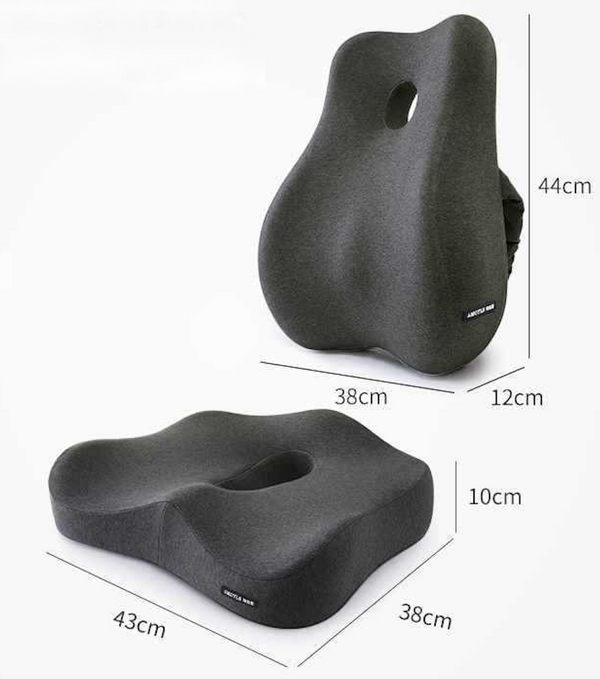 Orthopedic Memory Foam Chair Cushion for Car & Office Use