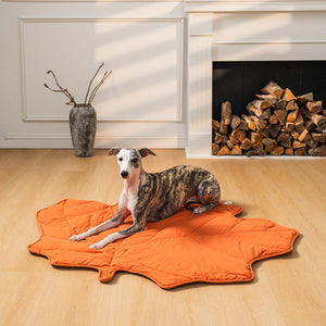 Leaf-Shaped Dog Blanket