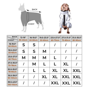 Waterproof Reflective Dog Rain and Snow Coat