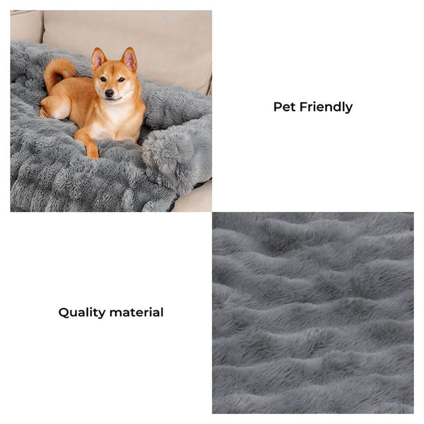 Fluffy Calming Dog Bed Sofa