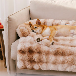 Fluffy Calming Dog Bed Sofa