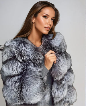 Luxury Women’s Faux Fur Winter Jacket