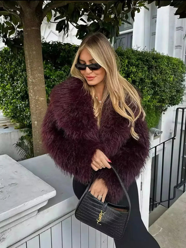 Premium Women’s Faux Fur Limited-Edition Coat