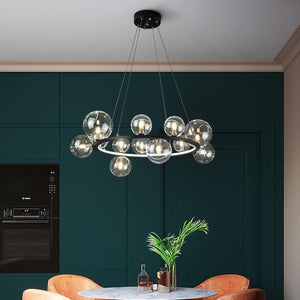 Modern Glass Globe Pendant Lamp