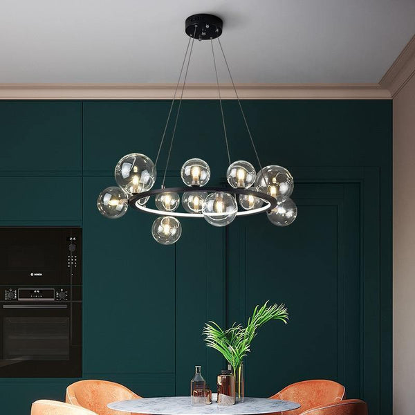 Modern Glass Globe Pendant Lamp
