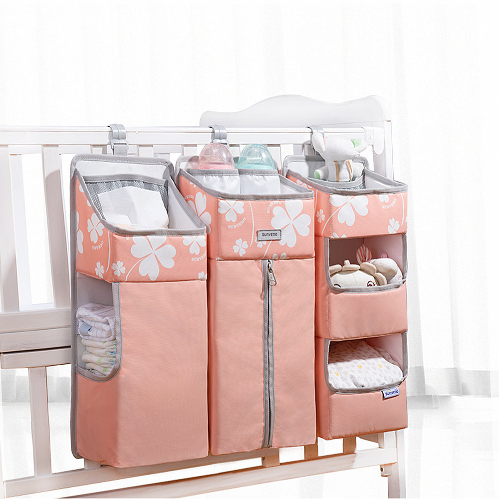 Portable Organizer for Newborn Crib and Bedside Essentials