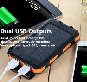Portable 500,000mAh Solar Power Bank