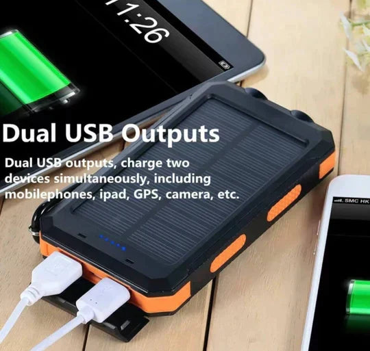 Portable 500,000mAh Solar Power Bank