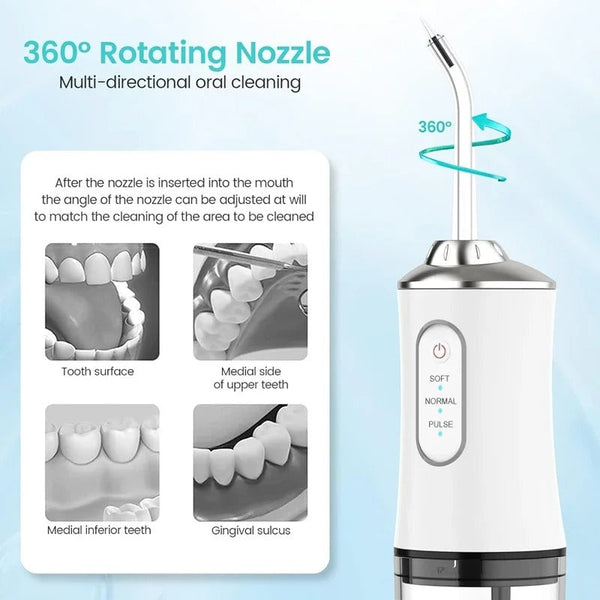 Rechargeable Cordless Oral Irrigator for Deep Cleaning