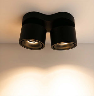 Elegant Modern Double Black Wall Lamp
