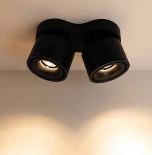 Elegant Modern Double Black Wall Lamp